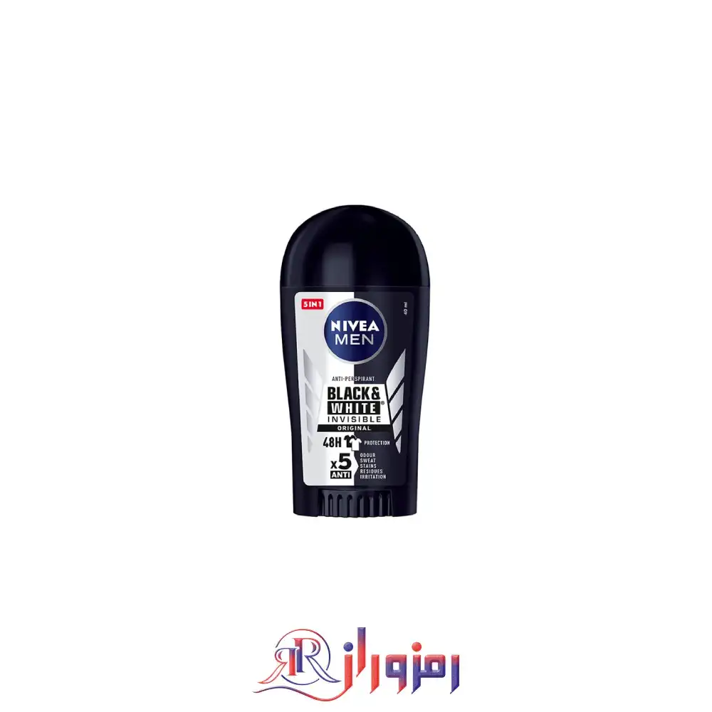 مام صابونی nivea مدل  black & white  حجم 40 میل،خرید و قیمت مام صابونی nivea مدل  black & white  حجم 40 میل